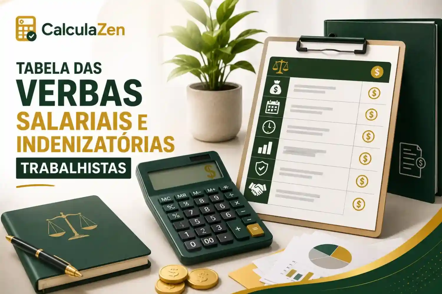 Imagem em destaque para a tabela de pagamentos de salários e compensações relacionados a benefícios trabalhistas.