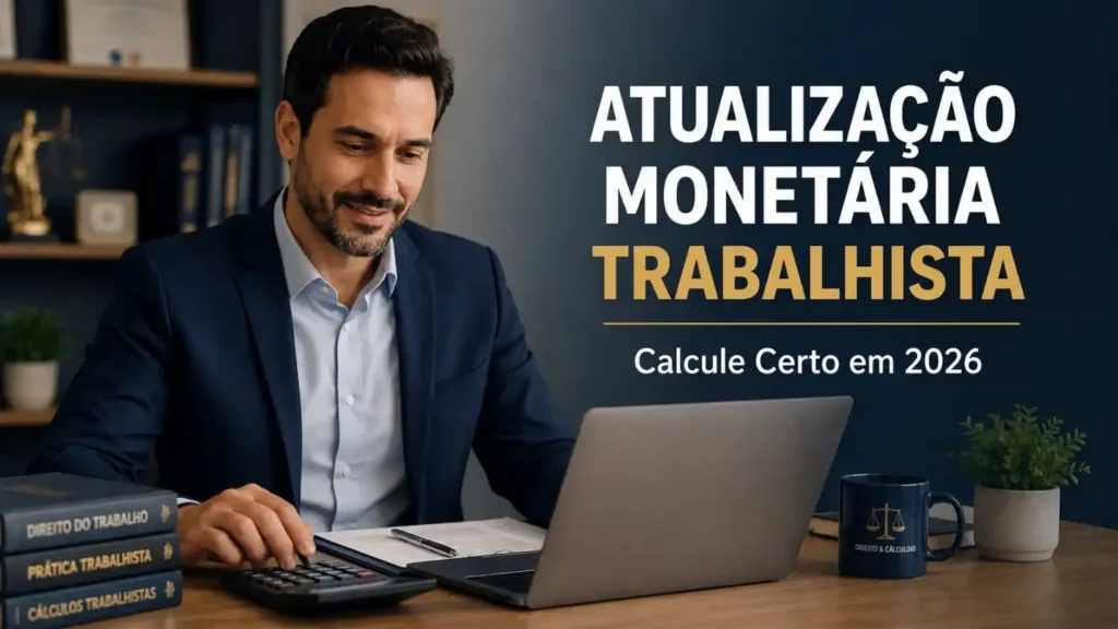 imagem Para Cálculo de Atualização Monetária de Débitos Trabalhistas